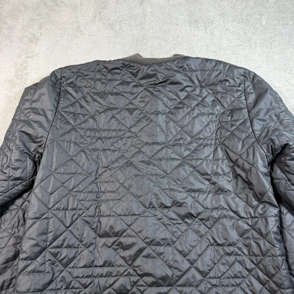 Nike Sportswear Quilted Jacket Women Small Black Primaloft Full Zip 854747